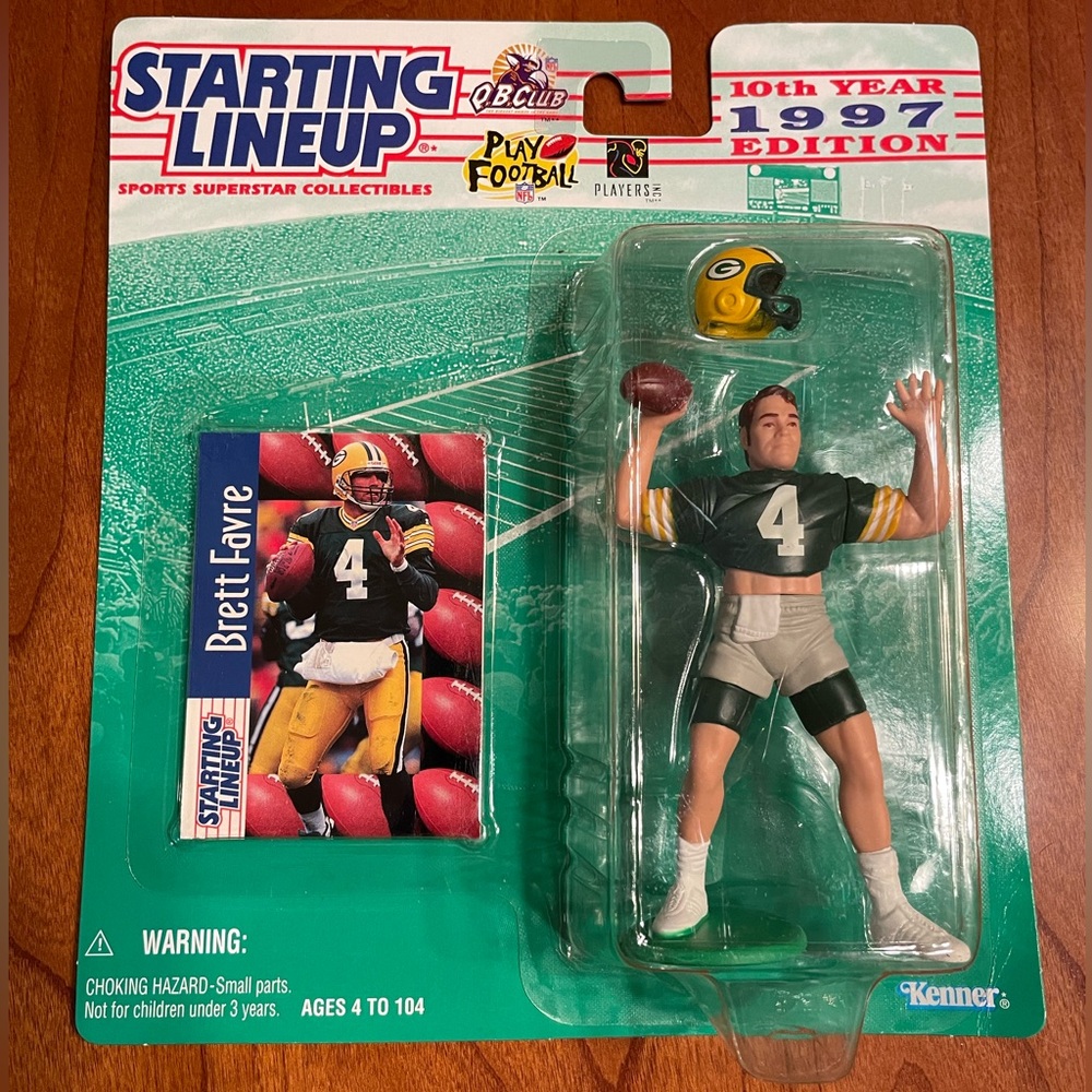 Starting Lineup Brett Favre 1997 Football Action Figure, New